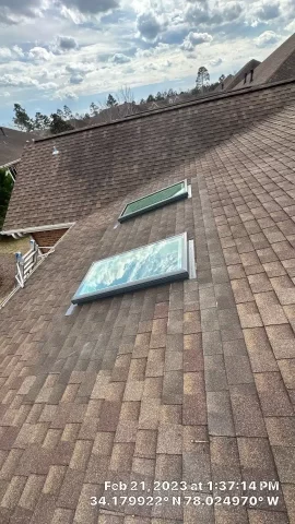 VELUX Fixed Curb Mounted skylight replacement project