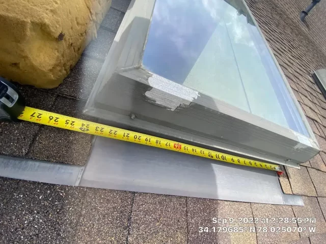 VELUX Fixed Curb Mounted skylight replacement project