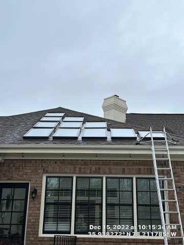 Skylight replacement - bubbled units to new fixed Curb Mounted VELUX skylights