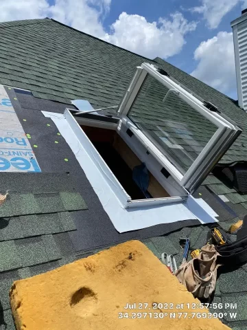 VELUX Roof Window Before/after
